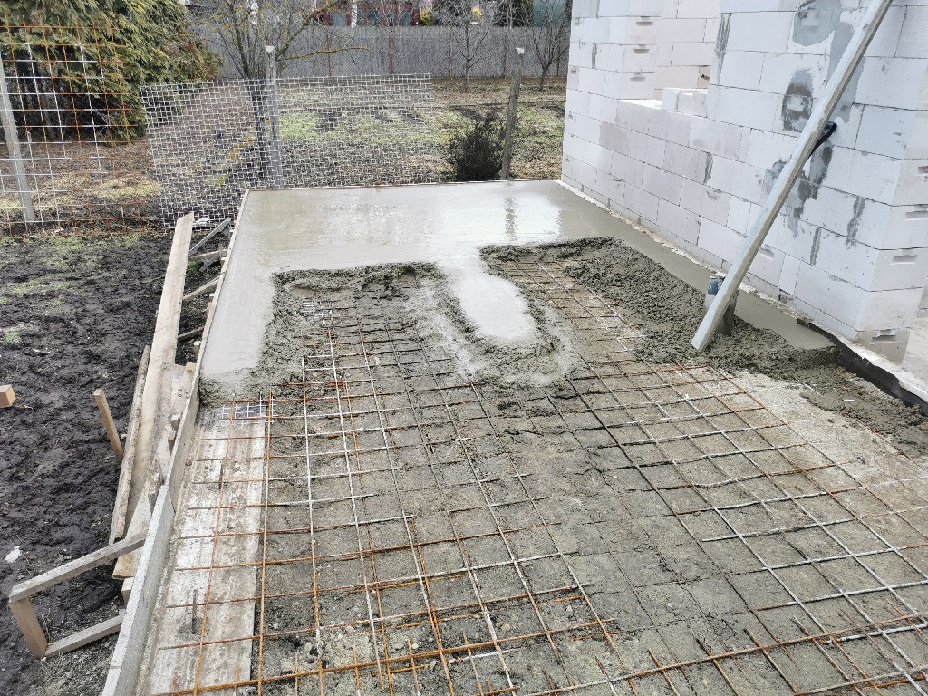 Beton alap készítés folyamatban - Budapest - betonalap.hu
